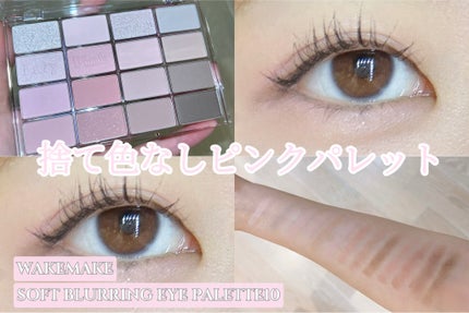 ソフトブラーリングアイパレット/wakemake/アイシャドウパレットを使ったクチコミ(1枚目)