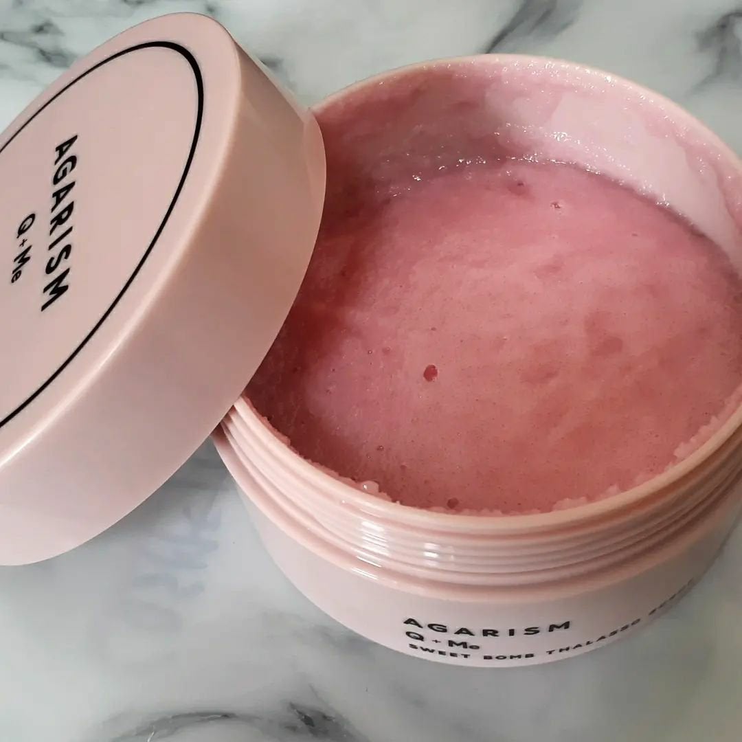 Q+Me スウィート ボム タラソ スクラブ/AGARISM/バスト・ヒップケアを使ったクチコミ(3枚目)