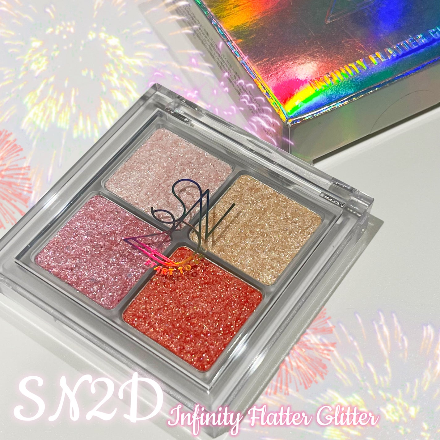 インフィニティフラターグリッター/S2ND/マルチパレットを使ったクチコミ(1枚目)