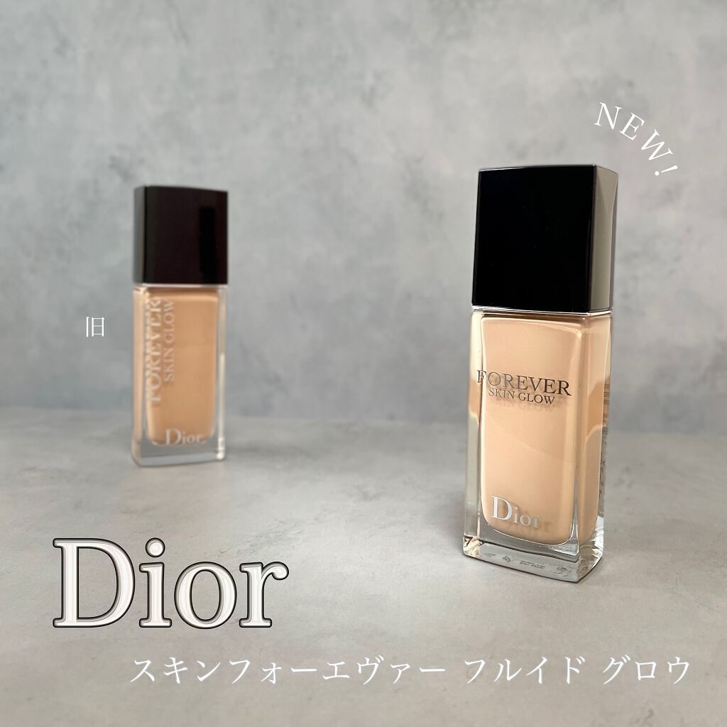 @ cosme内のプレゼントCPにて
新しくなったDior スキン フォーエヴァー フルイド グロウが当選し使用してみました♪


・かなり伸びが良く、程よいツヤ感が出るので薄づきでも肌をキレイに見せてくれます✧*

・旧タイプと比べ肌馴染