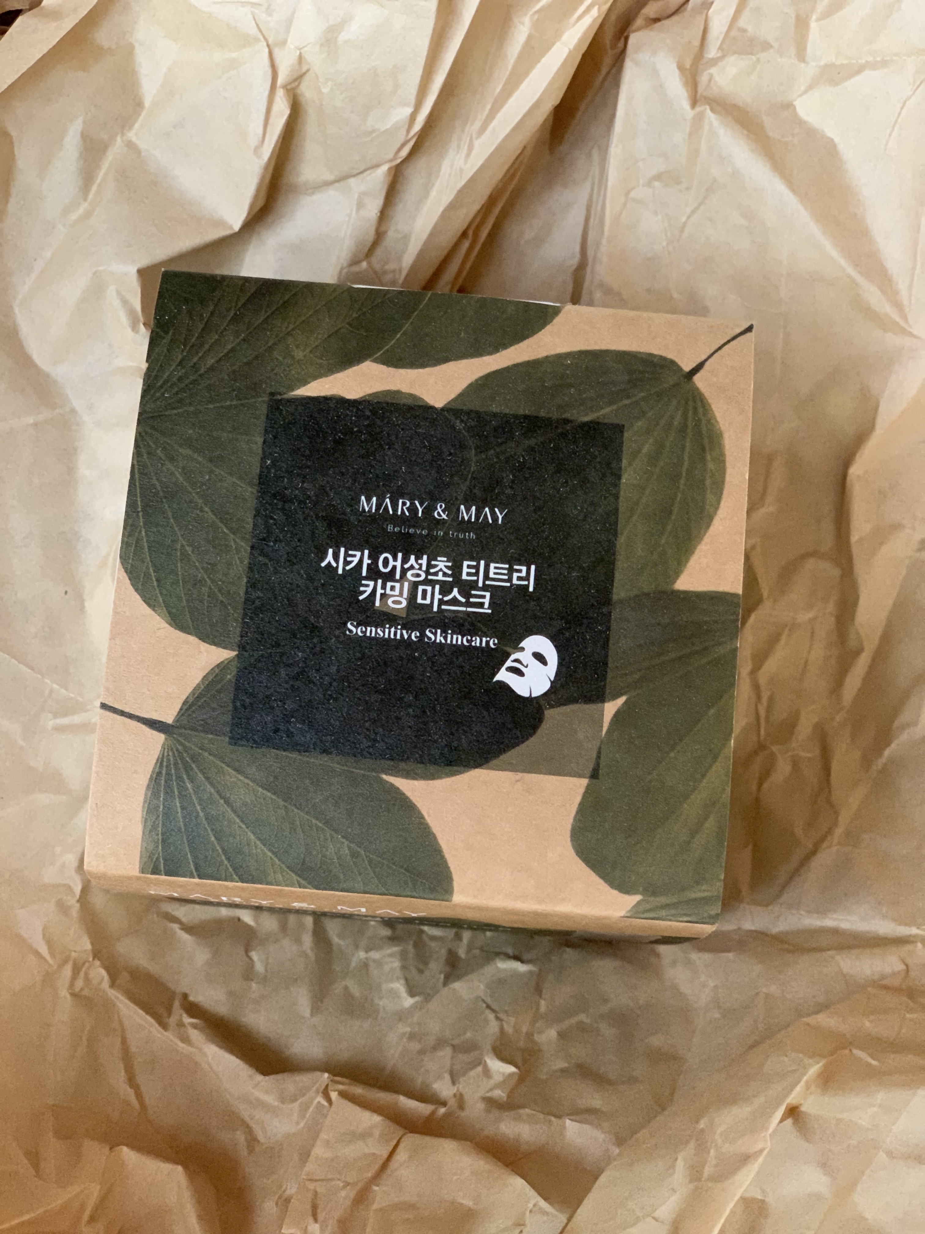 シカドクダミ＋ティーツリーカーミングマスク/MARY&MAY/シートマスク・パックを使ったクチコミ（1枚目）