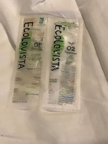 ECOLOVISTA(エコロヴィスタ) シャンプー&ヘアトリートメント お試しのクチコミ「株式会社ヴィークレア
コスメカンパニー株式会社
エコロヴィスタ
シャンプー、ヘアトリートメント.....」(1枚目)