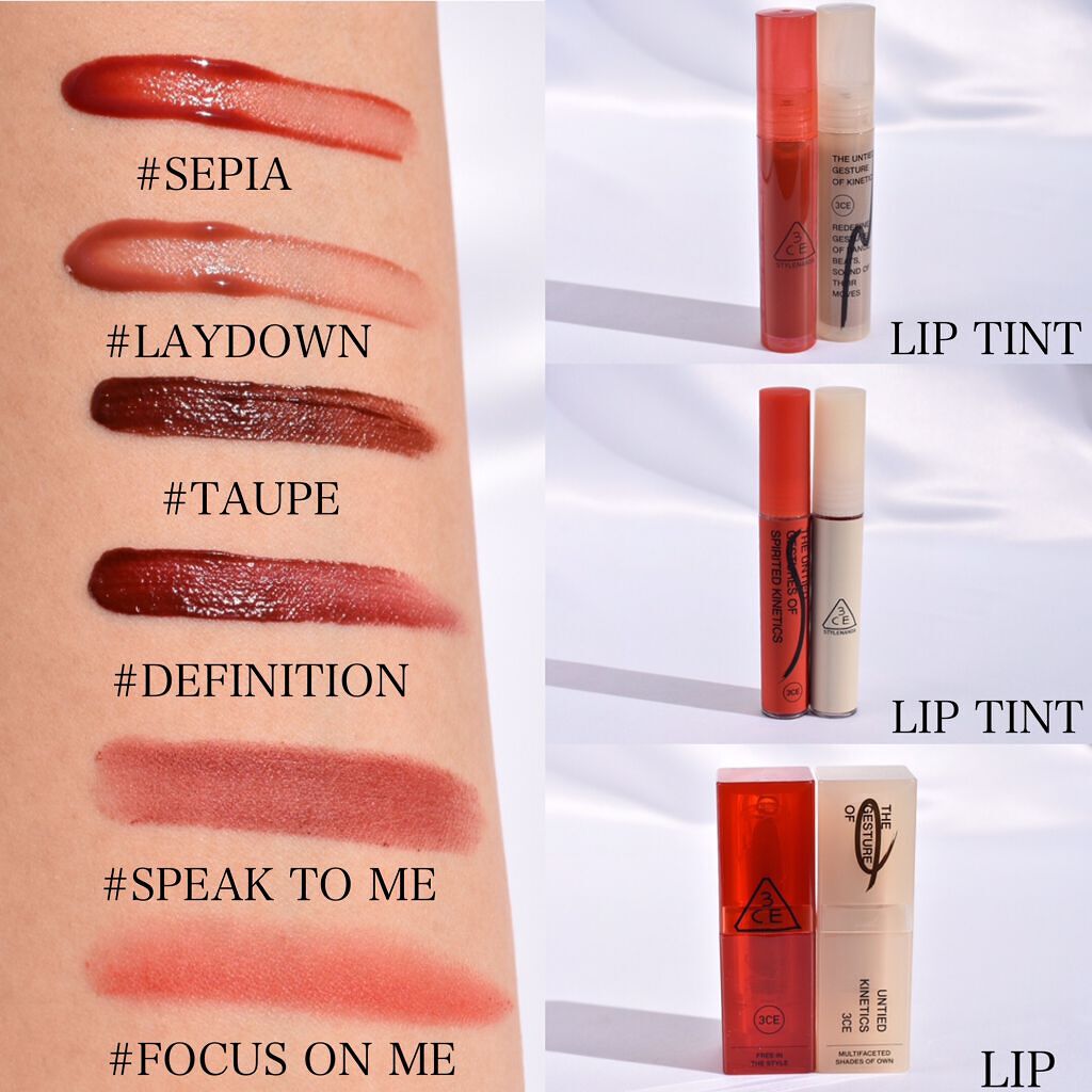 3CE ベルベット リップティント/3CE/リップティントを使ったクチコミ(1枚目)