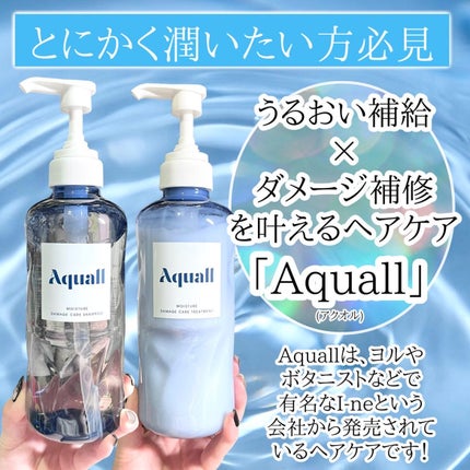 モイスチャーダメージケア シャンプー/トリートメント/Aquall/市販シャンプーを使ったクチコミ(2枚目)