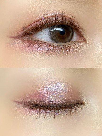 リキッド グリッター シャドウ/rom&nd/グリッターを使ったクチコミ(4枚目)