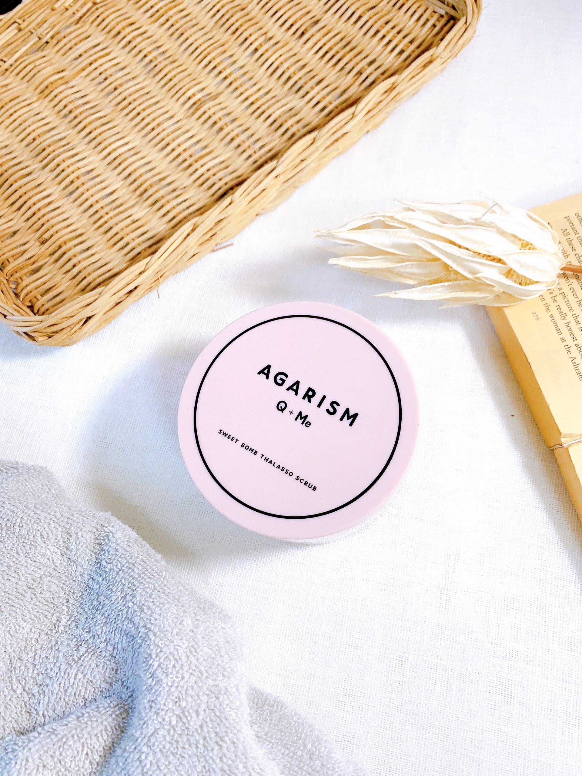 Q+Me スウィート ボム タラソ スクラブ/AGARISM/バスト・ヒップケアを使ったクチコミ（2枚目）