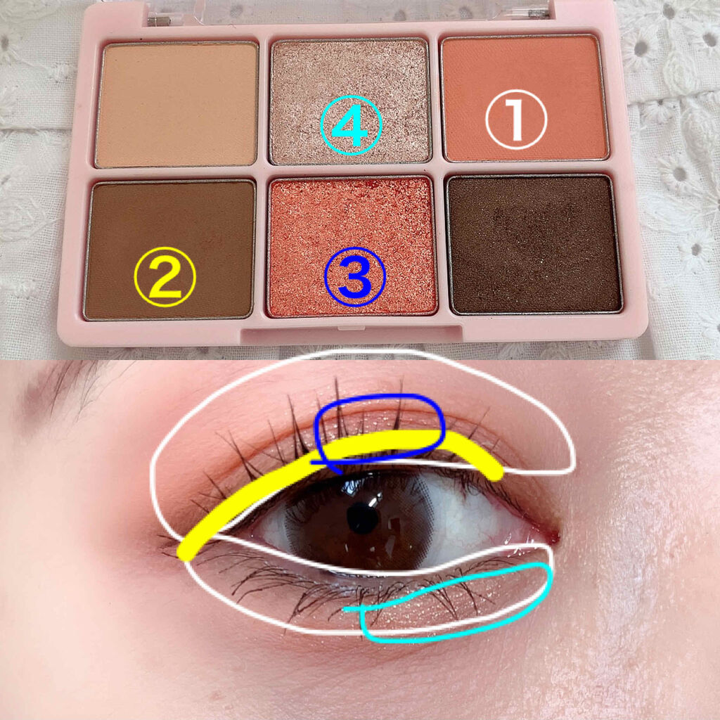 ワンショットアイパレット/CHICAY CHICO/アイシャドウパレットを使ったクチコミ（3枚目）