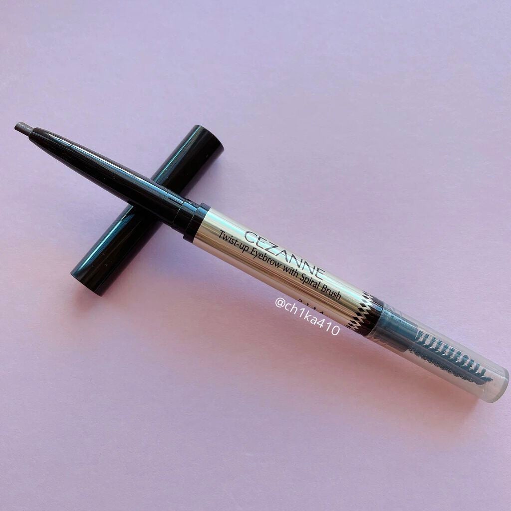ブラシ付きアイブロウ繰り出し/CEZANNE/アイブロウペンシルを使ったクチコミ(2枚目)