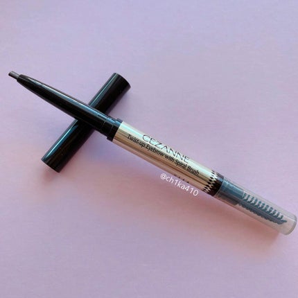 ブラシ付きアイブロウ繰り出し/CEZANNE/アイブロウペンシルを使ったクチコミ(2枚目)