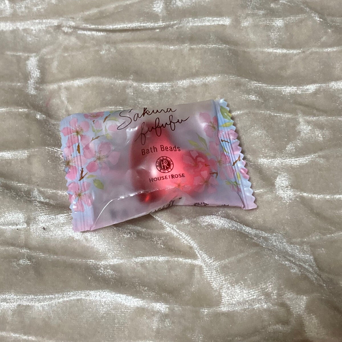 さくらふふふ バスビーズ n/ハウス オブ ローゼ/保湿系入浴剤を使ったクチコミ(1枚目)