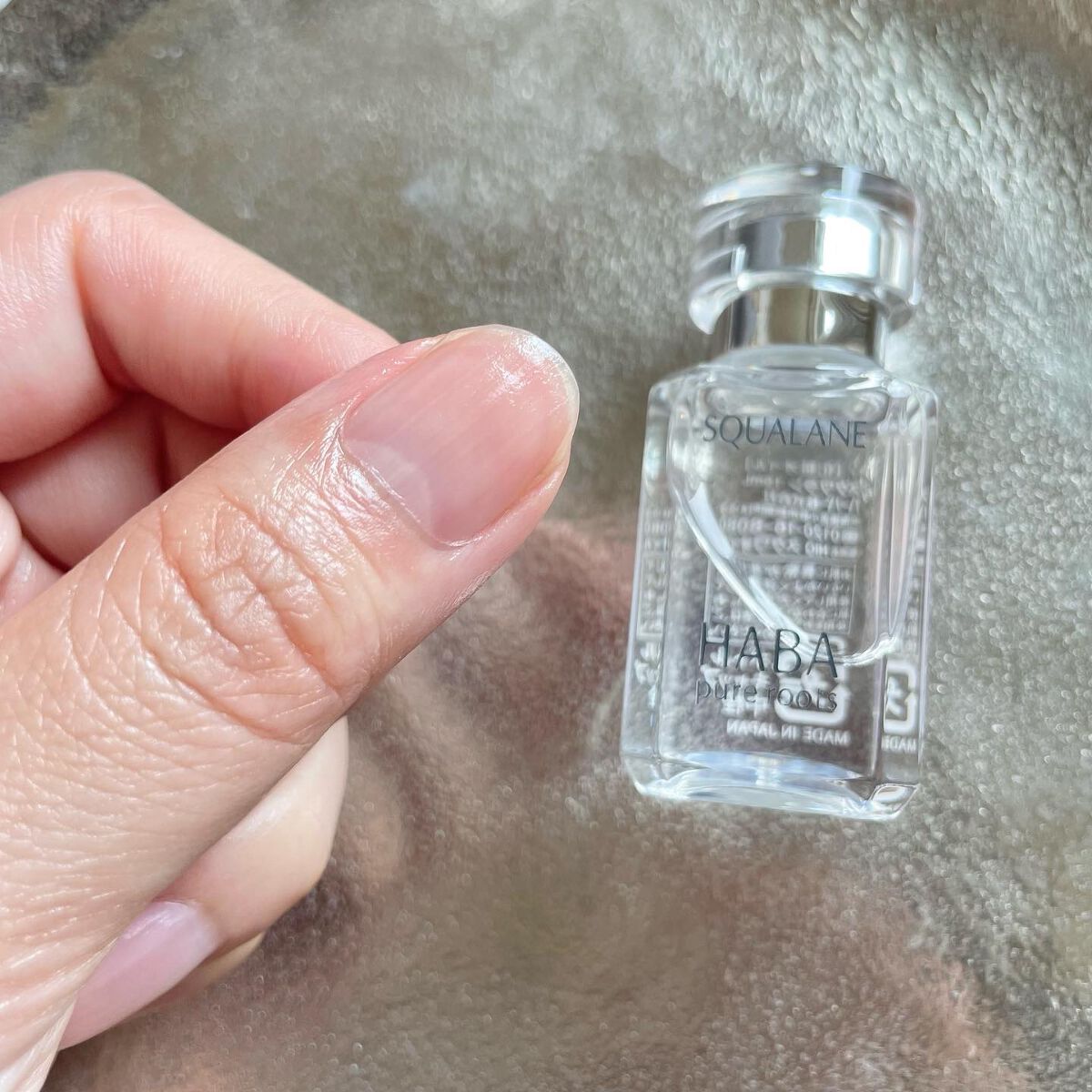 高品位「スクワラン」/HABA/フェイスオイルを使ったクチコミ（2枚目）