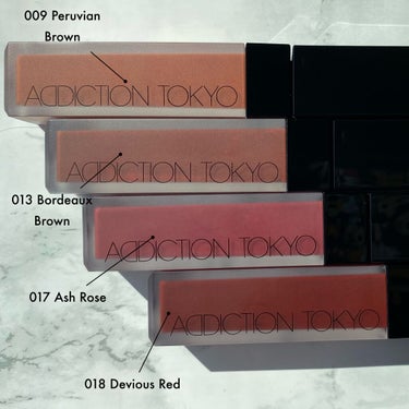 アディクション ザ マット リップ リキッド 018 Devious Red/ADDICTION/口紅を使ったクチコミ（2枚目）