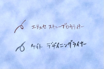 エテュセ アイエディション(スキニーブロウライナー)/ettusais/リキッドアイブロウを使ったクチコミ(5枚目)