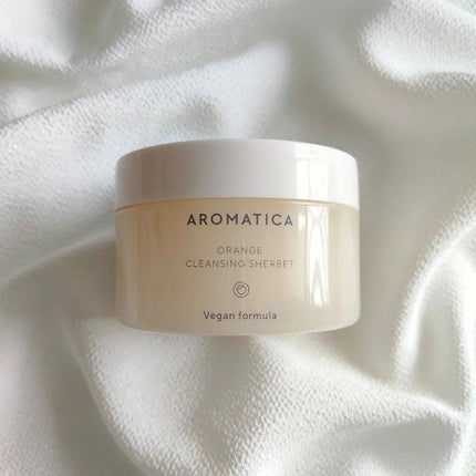 オレンジクレンジングシャーベット/AROMATICA/クレンジングバームを使ったクチコミ(1枚目)