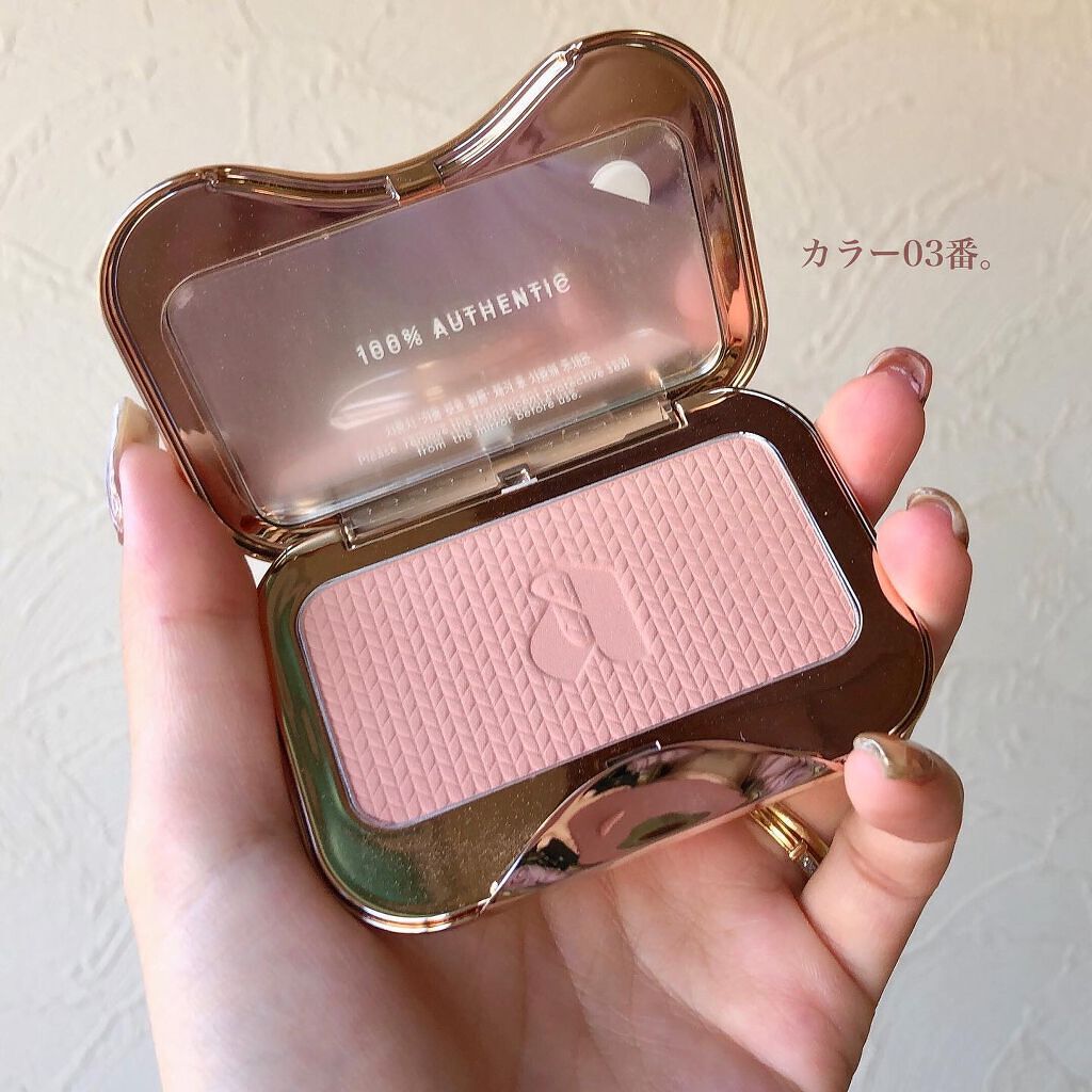 athe AUTHENTIC FALL IN CHEEK/athé/パウダーチークを使ったクチコミ（3枚目）