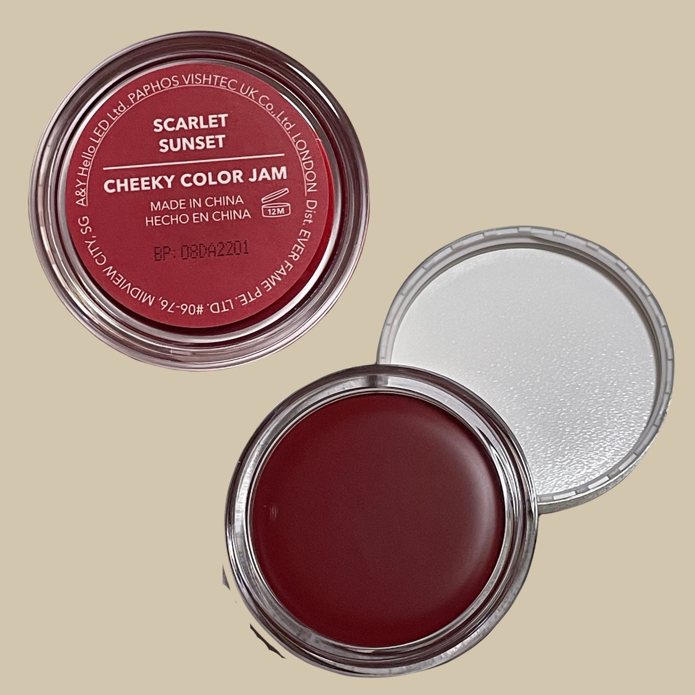 クリームチークリップクリームマット/SHEGLAM/ジェル・クリームチークを使ったクチコミ(2枚目)