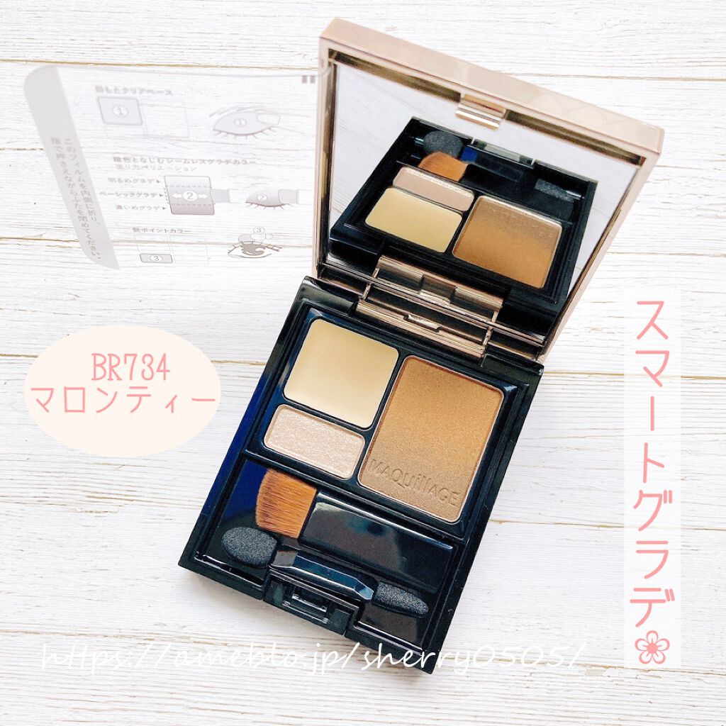 ドラマティックスタイリングアイズS/マキアージュ/アイシャドウパレットを使ったクチコミ(1枚目)