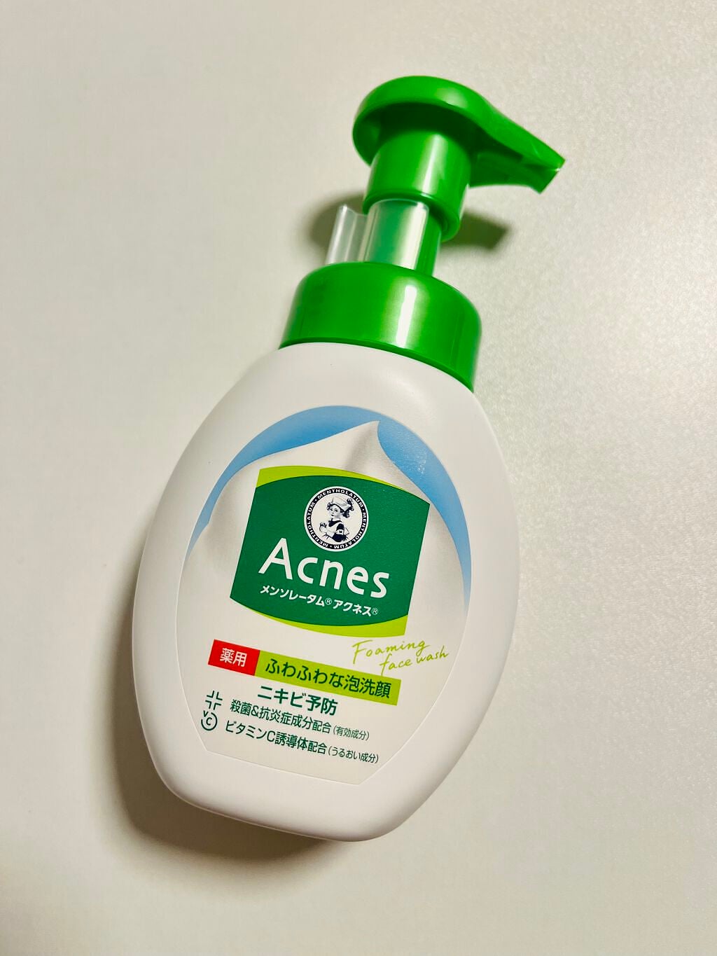 薬用ふわふわな泡洗顔/メンソレータム アクネス/泡洗顔を使ったクチコミ(4枚目)