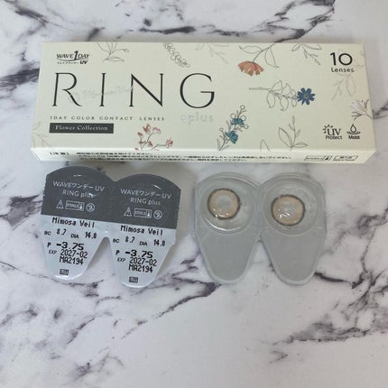 WAVEワンデー UV リング プラス フラワーコレクション/WAVE/ワンデー(1DAY)カラコンを使ったクチコミ(4枚目)