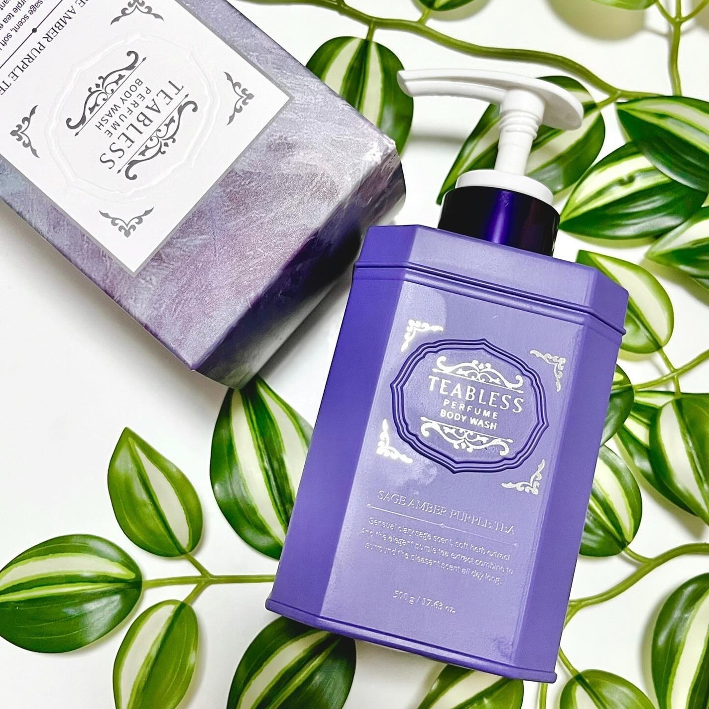 パフュームボディウォッシュ セージアンバーパープルティー/TEABLESS/ボディソープを使ったクチコミ(6枚目)