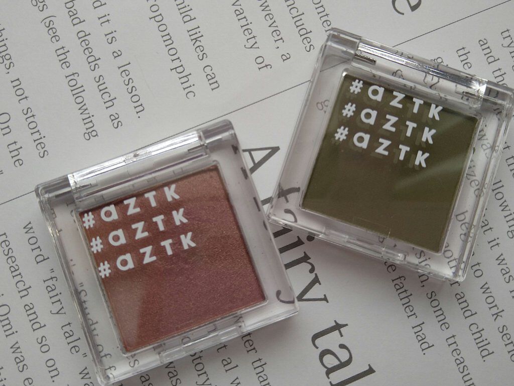 シングルアイシャドウ 08 モエギグリーン/aZTK/単色アイシャドウを使ったクチコミ（1枚目）