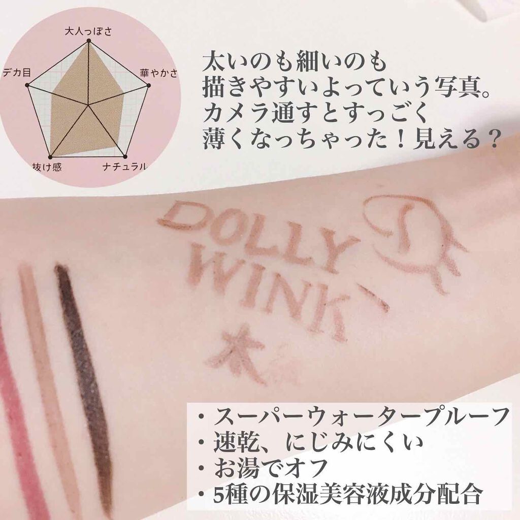 マイベストライナー/ドーリーウインク/リキッドアイライナーを使ったクチコミ(3枚目)