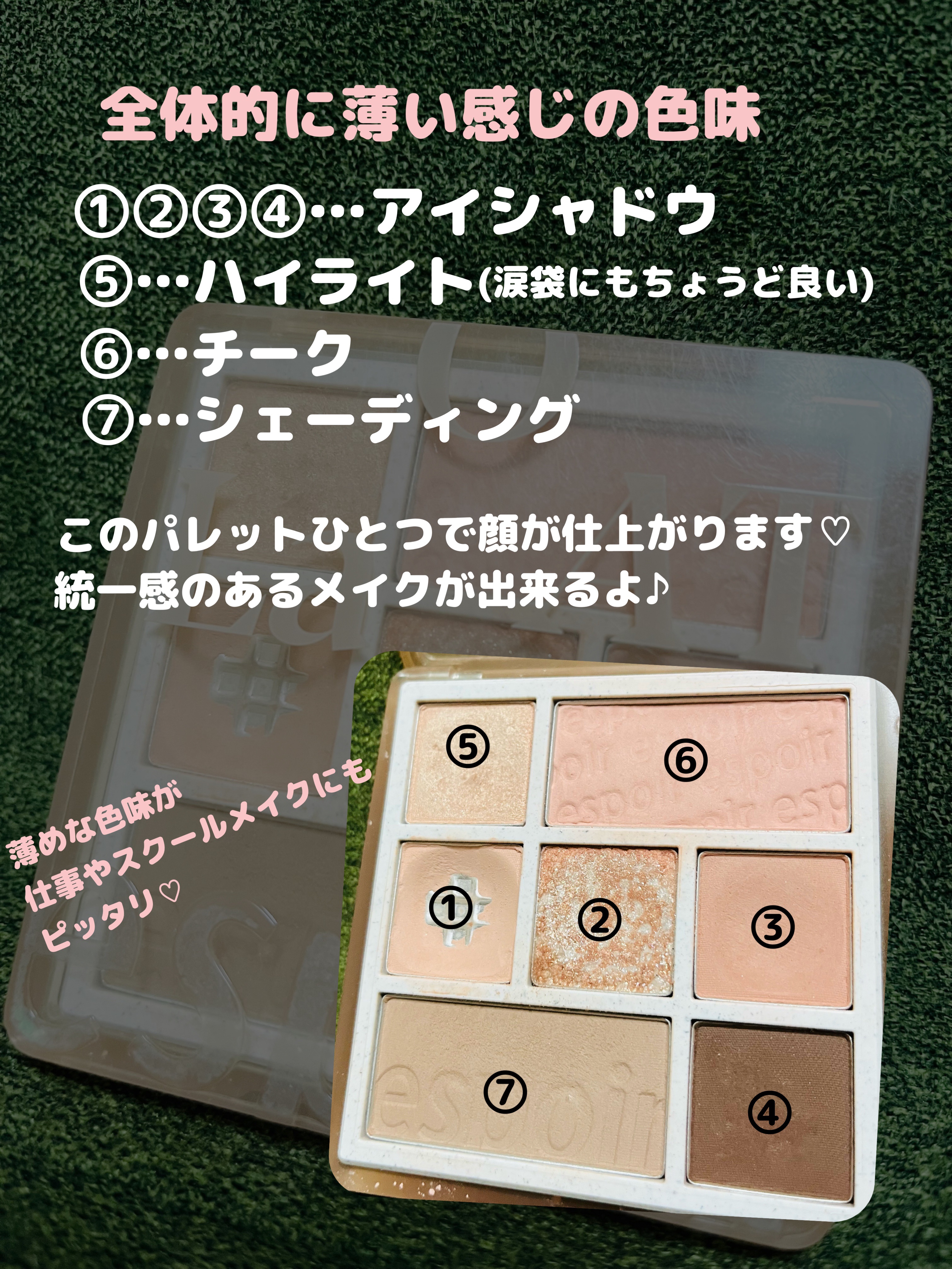 リアルアイパレット/espoir/マルチパレットを使ったクチコミ（2枚目）