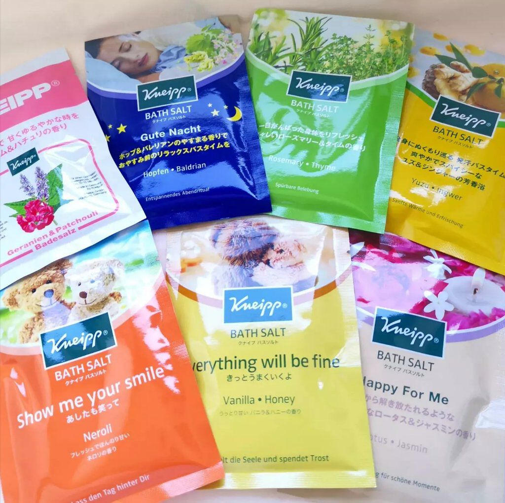 バスソルト ローズマリー＆タイムの香り 50g【旧】/クナイプ/無機塩系入浴剤を使ったクチコミ（3枚目）