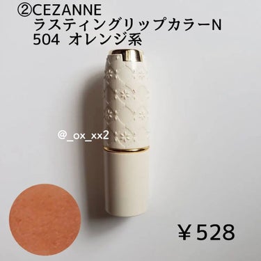 ラスティング リップカラーN/CEZANNE/口紅を使ったクチコミ（3枚目）