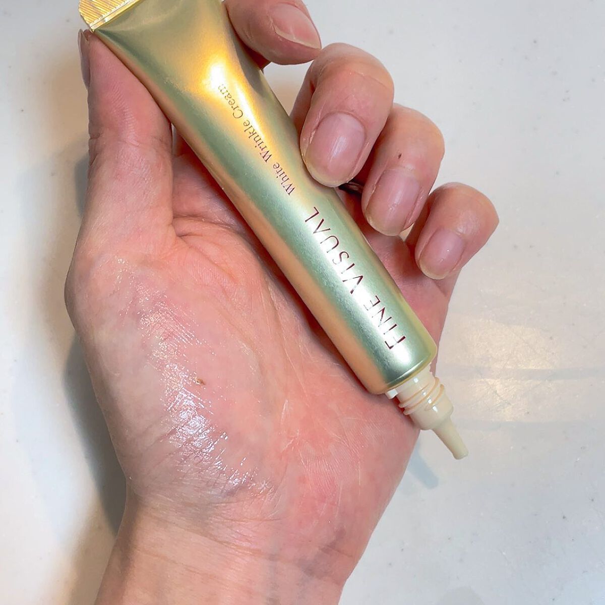 ファインビジュアル ホワイトリンクルクリーム /フェヴリナ/フェイスクリームを使ったクチコミ（3枚目）