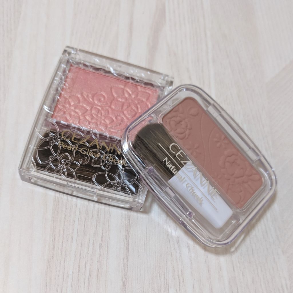 パールグロウチーク/CEZANNE/パウダーチークを使ったクチコミ（2枚目）