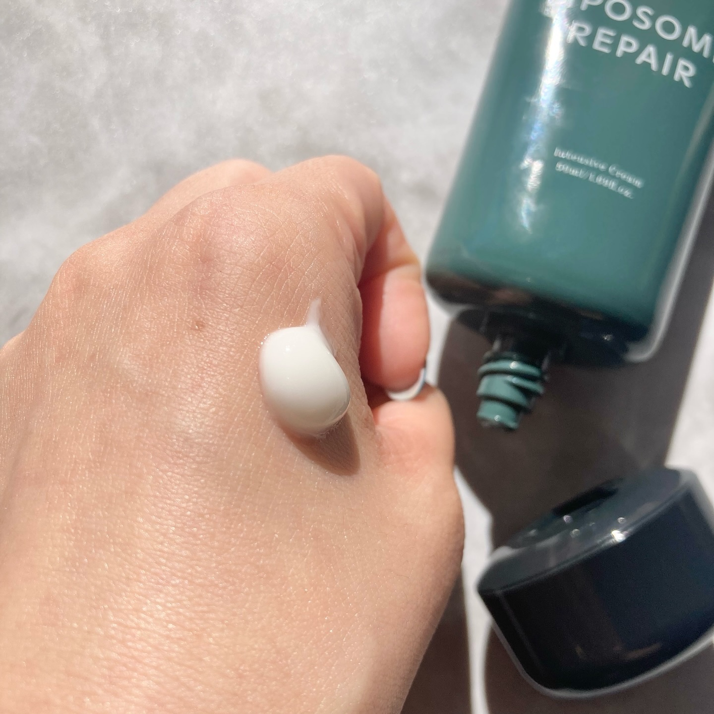 リポソーム リペア インテンシブ クリーム/shaishaishai/フェイスクリームを使ったクチコミ（2枚目）