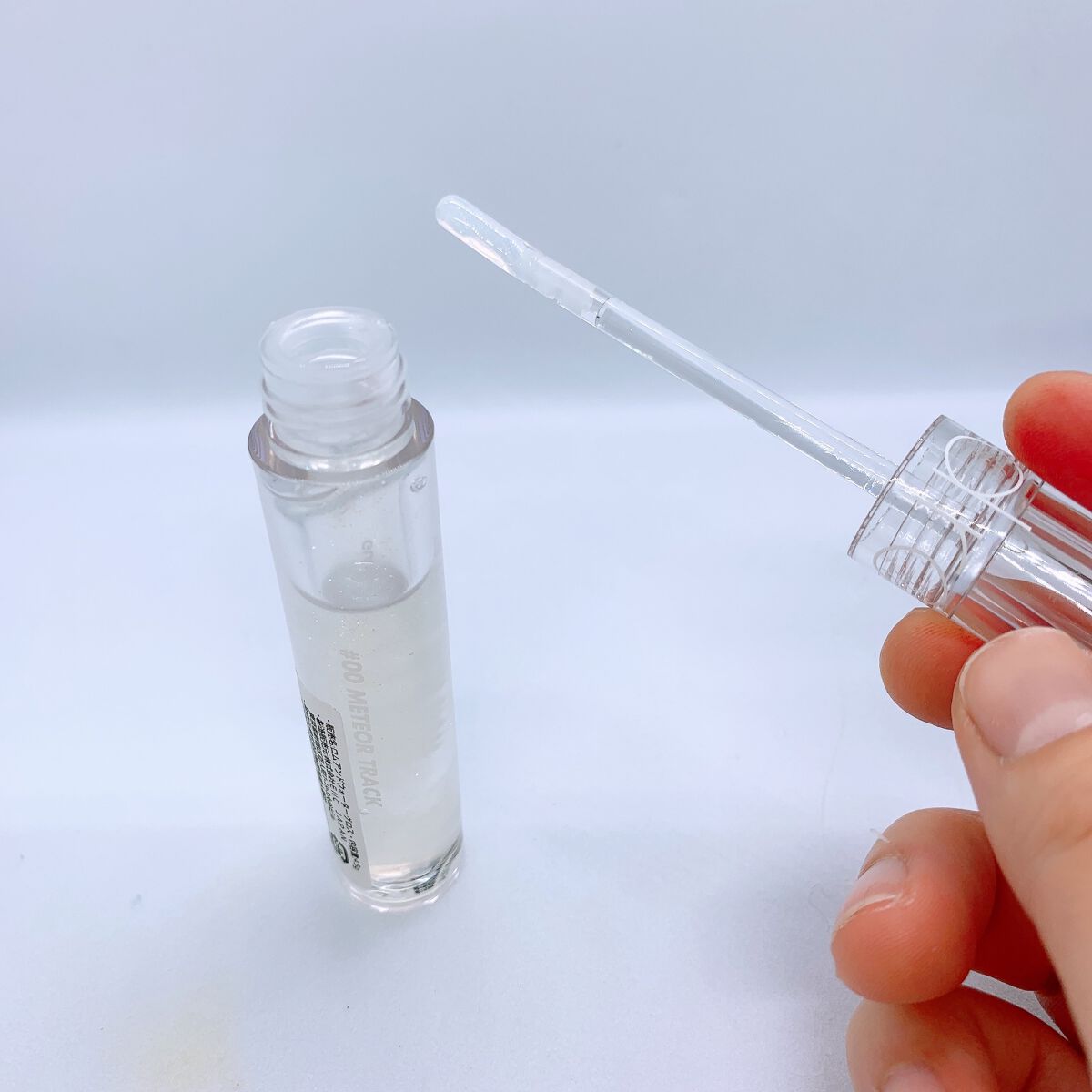 グラスティングウォーターグロス/rom&nd/リップグロスを使ったクチコミ（2枚目）