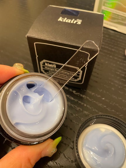 ミッドナイトブルーカーミングクリーム/Klairs/フェイスクリームを使ったクチコミ(3枚目)