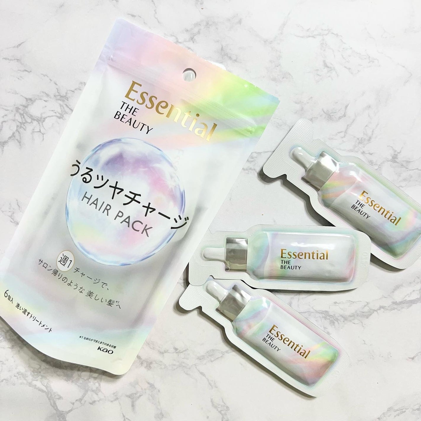 ザビューティ うるツヤチャージヘアパック/エッセンシャル/ヘアマスク・ヘアパックを使ったクチコミ(1枚目)