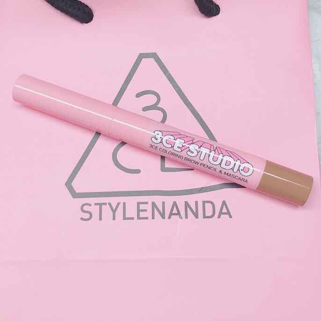 COLORING BROW PENCIL & MASCARA/3CE/アイブロウペンシルを使ったクチコミ（2枚目）