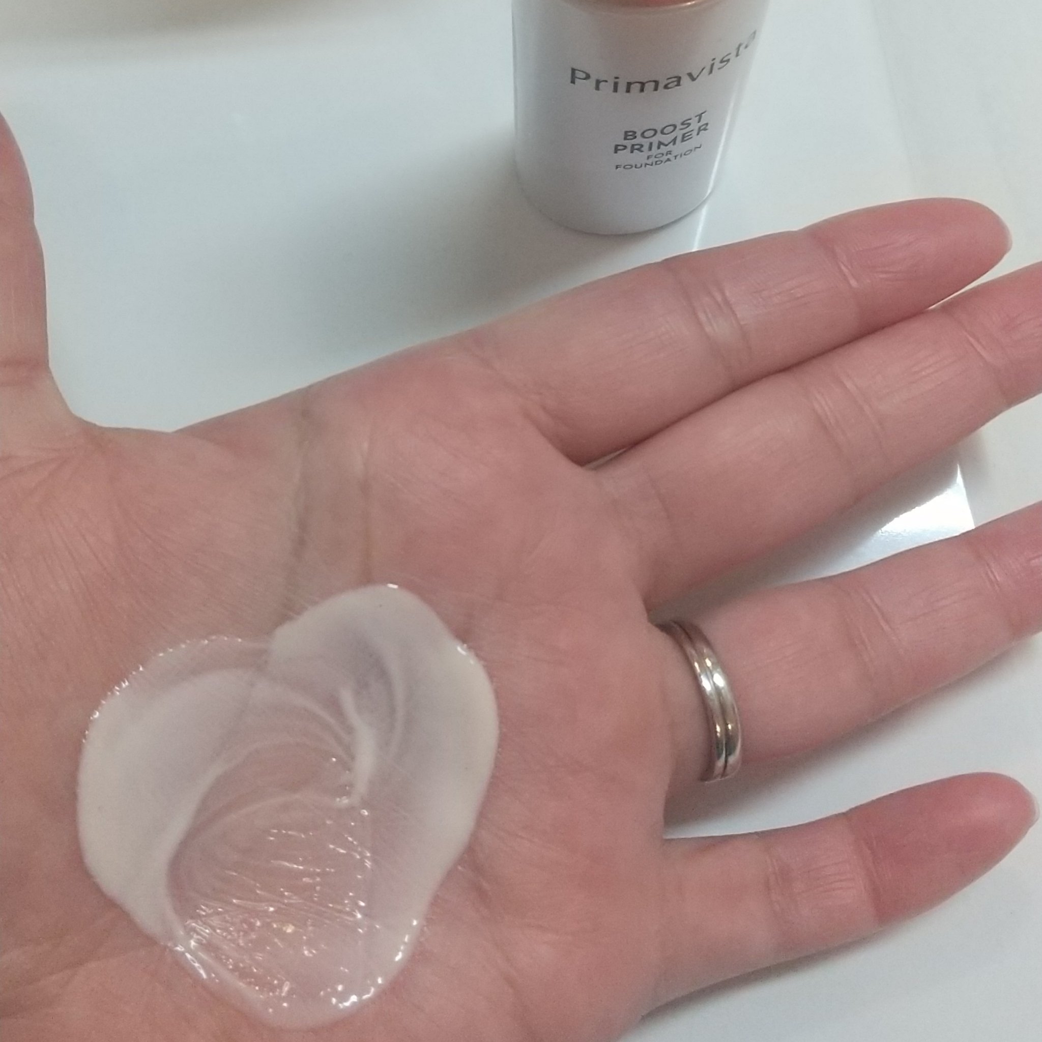 ファンデブースト<皮脂くずれ防止>/プリマヴィスタ/化粧下地を使ったクチコミ（2枚目）