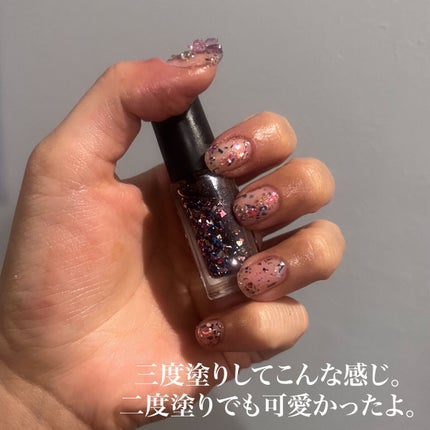 ネイルホリック パーティーフレーク/ネイルホリック/マニキュアを使ったクチコミ(3枚目)