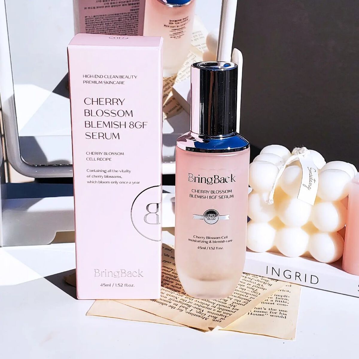 チェリーブロッサムブレミッシュ８GFセラム/Bring Back/化粧水を使ったクチコミ（1枚目）