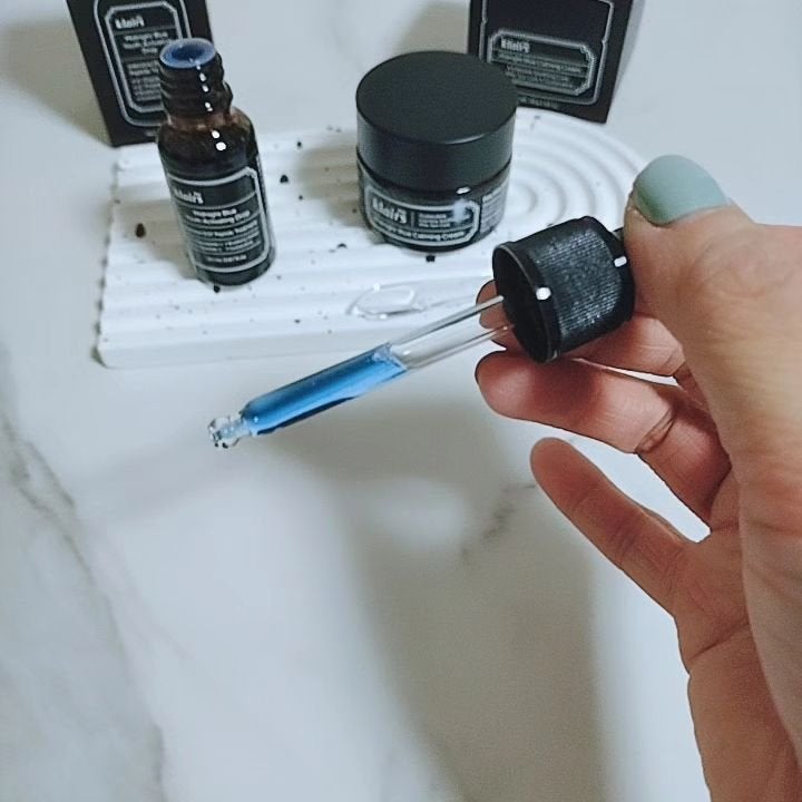 ミッドナイトブルーカーミングクリーム/Klairs/フェイスクリームを使ったクチコミ(3枚目)