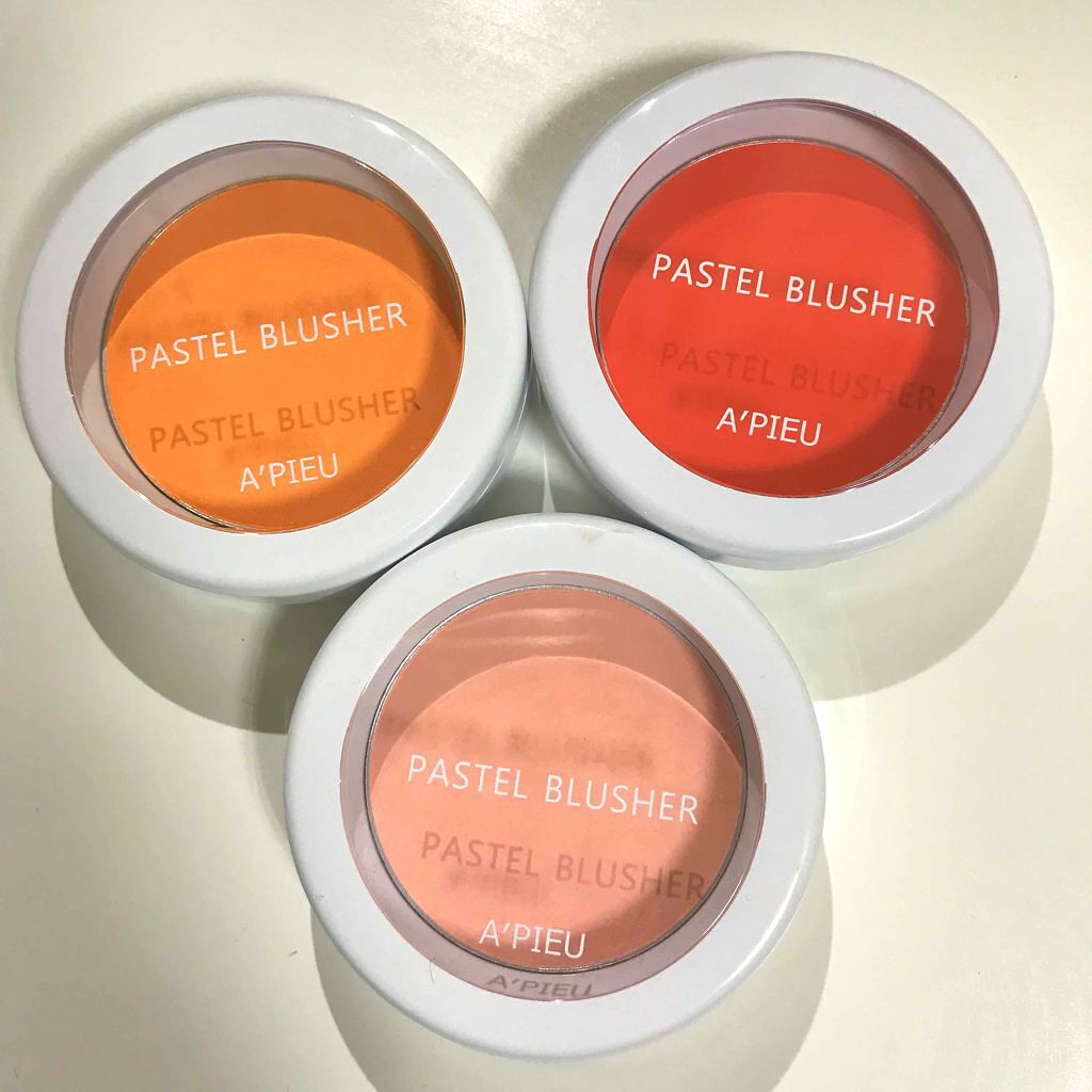 アピュー パステルブラッシャー/A’pieu/パウダーチークを使ったクチコミ（1枚目）