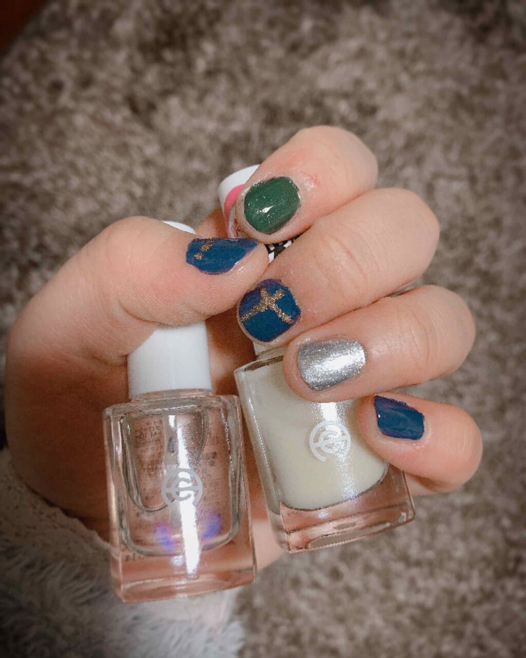 AC ネイル フィックス グロッシー トップコート/AC MAKEUP/ネイルトップコートを使ったクチコミ（1枚目）