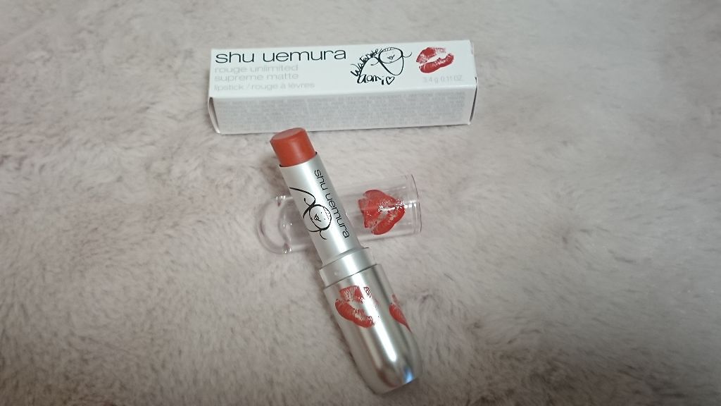 ルージュ アンリミテッド マット/shu uemura/口紅を使ったクチコミ(1枚目)