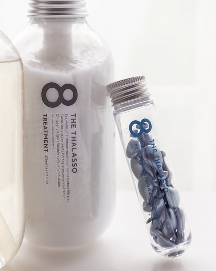 ハイドロポーション 美容液ヘアオイル(アクアホワイトフローラルの香り)/エイトザタラソ/ヘアオイルを使ったクチコミ(2枚目)