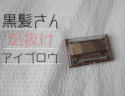 ノーズ&アイブロウパウダー/CEZANNE/パウダーアイブロウを使ったクチコミ(1枚目)