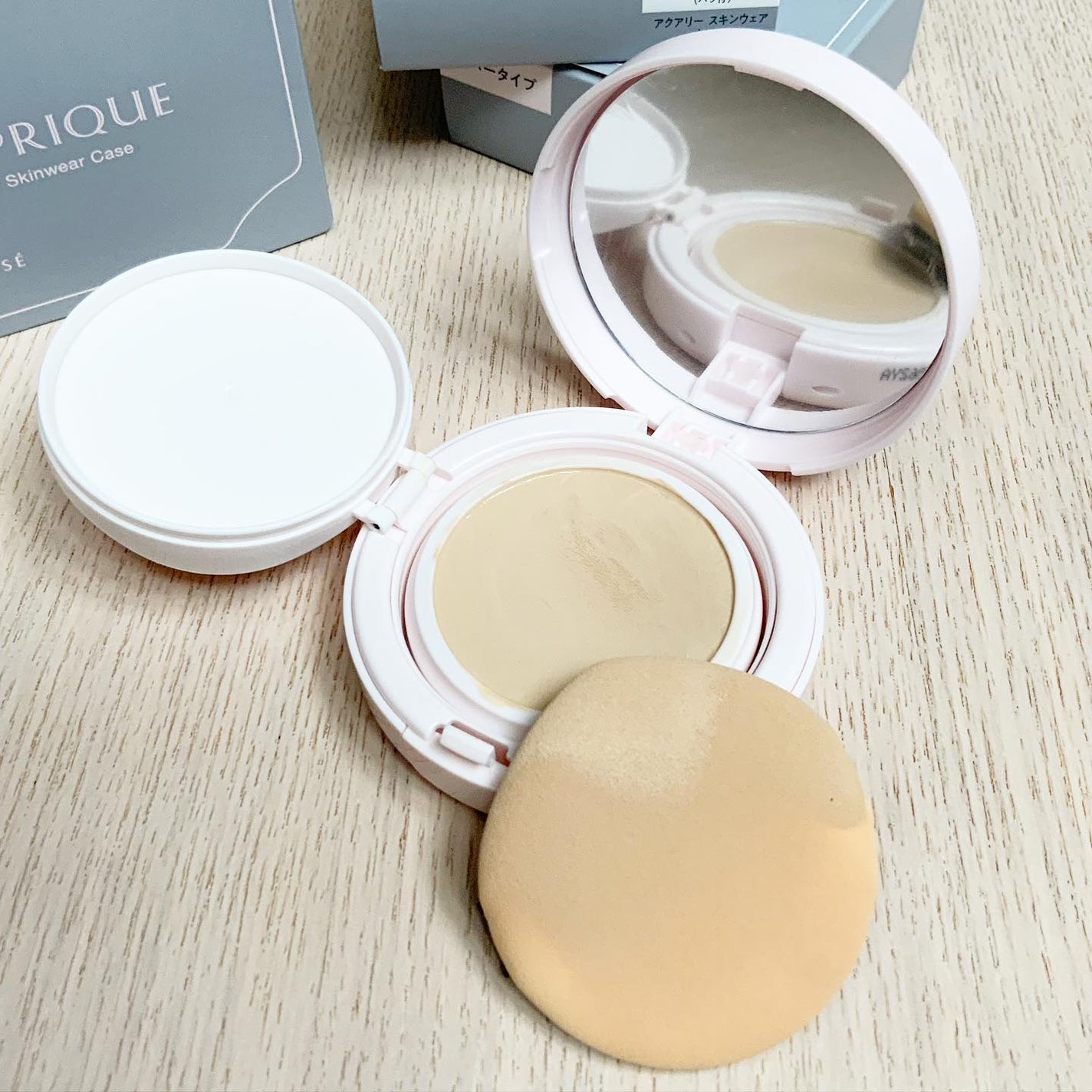 アクアリースキンウェア/ESPRIQUE/クッションファンデーションを使ったクチコミ(4枚目)