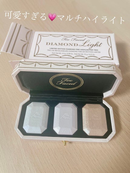 ~ダイヤモンドライト シリーズ~ マルチユース ハイライター トリオ/Too Faced/パウダーハイライトを使ったクチコミ(1枚目)