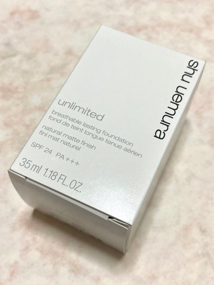 (旧)アンリミテッド ラスティング フルイド/shu uemura/リキッドファンデーションを使ったクチコミ(2枚目)