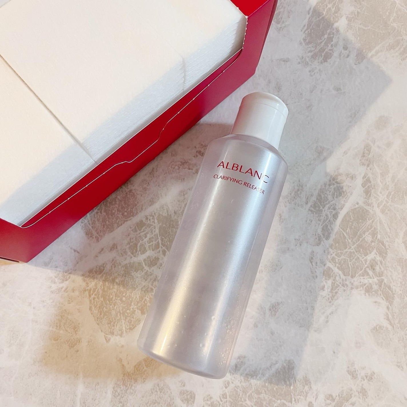 クラリファイイング リリーサー/ALBLANC/クレンジングウォーターを使ったクチコミ(8枚目)