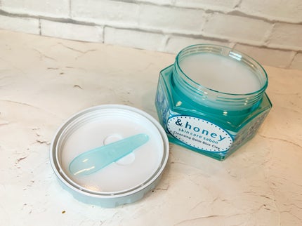 アンドハニー サボン クレンジングバーム ブルークレイ/&honey/クレンジングバームを使ったクチコミ(2枚目)